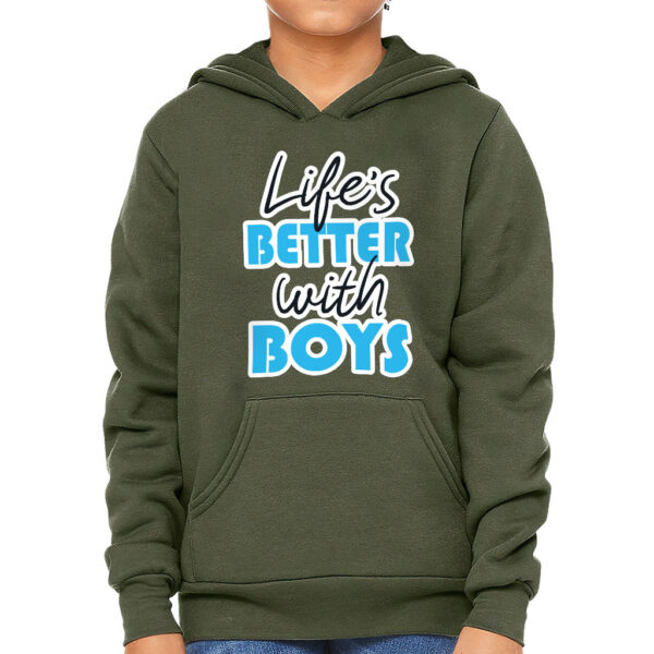 Funny Printed Kids' Sponge Fleece Hoodie.