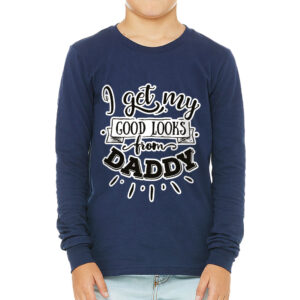 Kids' long sleeve t-shirt with cool printed funny designs.