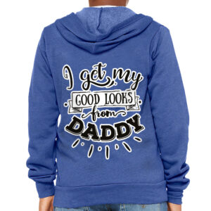 Kids' full-zip hoodie with cool and funny printed designs.