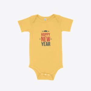 Happy New Year Baby Jersey One-Piece