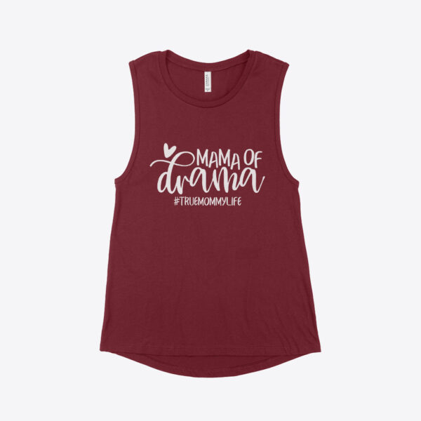 Mama of Drama Women's Jersey Muscle Tank