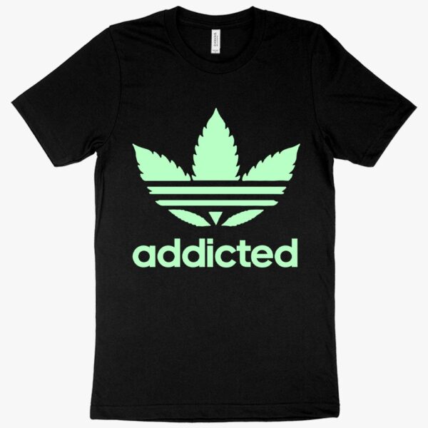 Unique Clothing Addicted T-Shirt featuring bold design