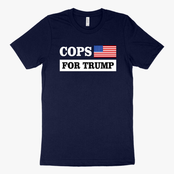 Cool Cops for Trump T-Shirt featuring supportive design