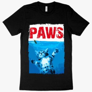 Cool Paws Funny Jersey T-Shirt featuring humorous paw design