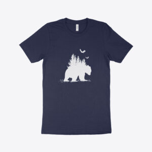 Made in USA Grizzly Bear T-Shirt featuring grizzly bear design