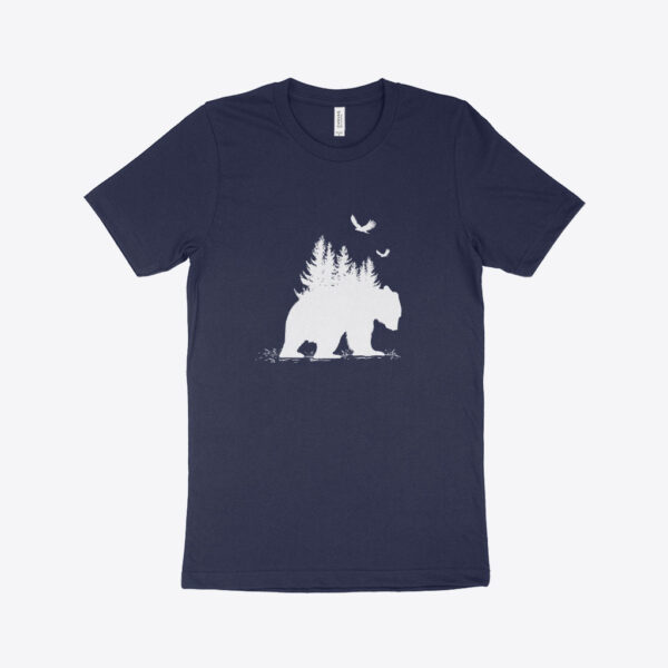 Made in USA Grizzly Bear T-Shirt featuring grizzly bear design