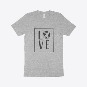 Made in USA Love Earth Unisex Jersey T-Shirt featuring Earth design