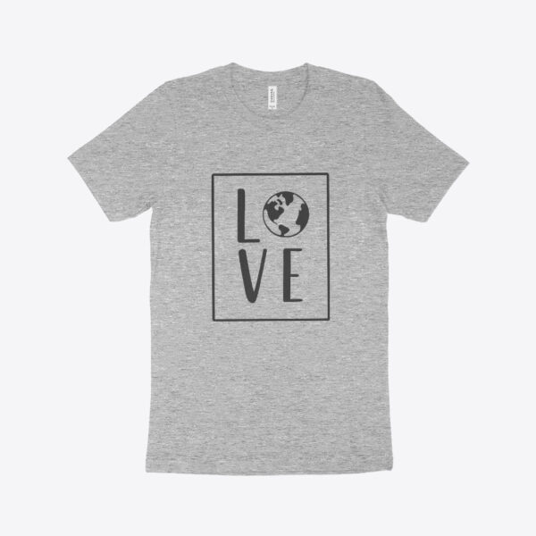 Made in USA Love Earth Unisex Jersey T-Shirt featuring Earth design