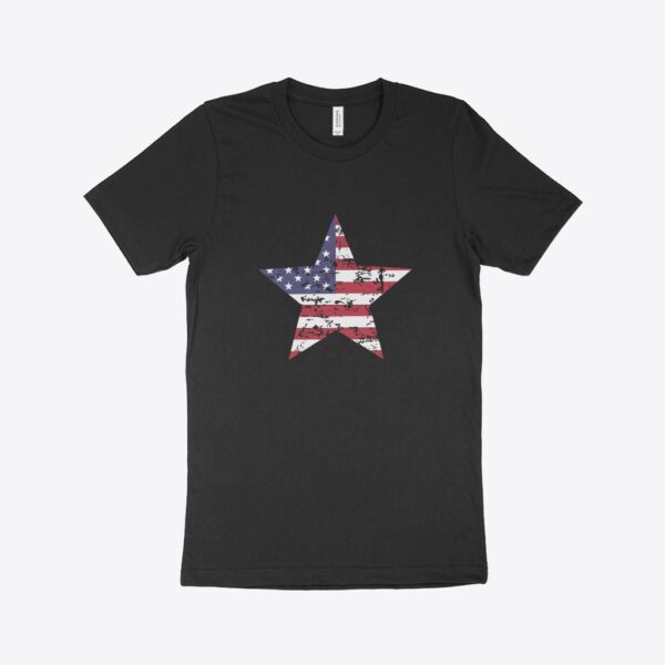 Made in USA Women's Patriotic T-Shirt featuring patriotic design