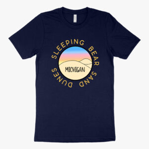 Made in USA Sleeping Bear Dunes T-Shirt featuring scenic design